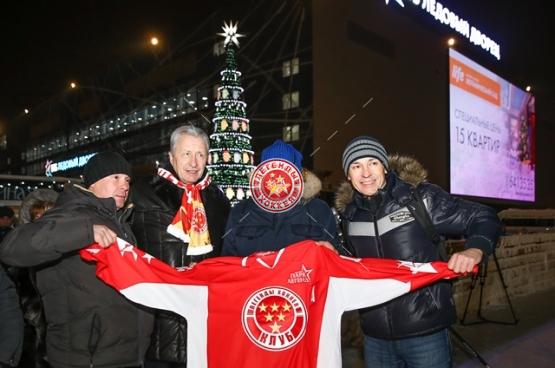 Александр Якушев на выставке «Рекорды спорта»