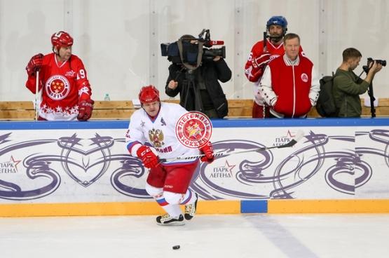 Открытая тренировка российской сборной Легенд мирового хоккея