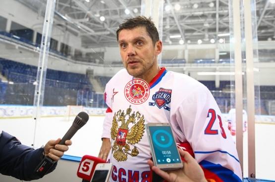 Открытая тренировка российской сборной Легенд мирового хоккея