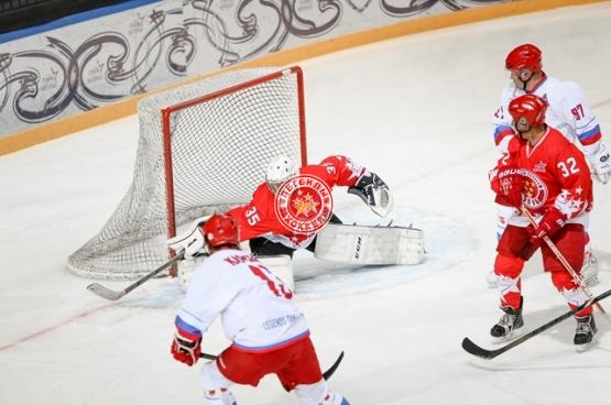 Открытая тренировка российской сборной Легенд мирового хоккея