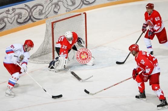 Открытая тренировка российской сборной Легенд мирового хоккея