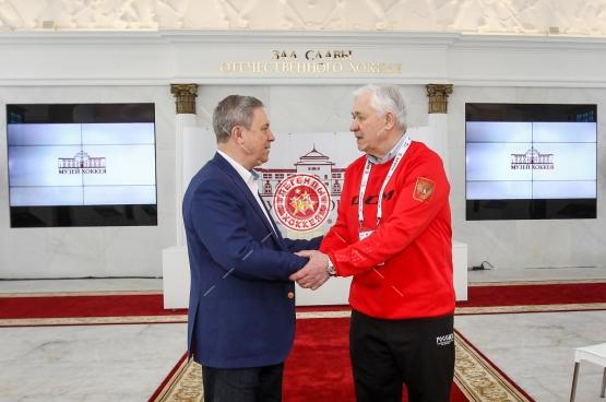 Открытие Музея и Зала славы отечественного хоккея