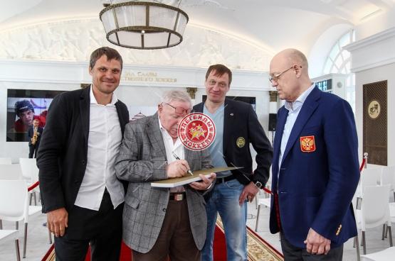 Открытие Музея и Зала славы отечественного хоккея