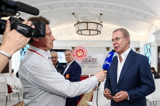 Открытие Музея и Зала славы отечественного хоккея