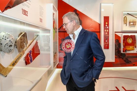 Открытие Музея и Зала славы отечественного хоккея